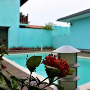 Incrível casa completa com piscina aquecida e ar condicionado - próximo ao Rosa